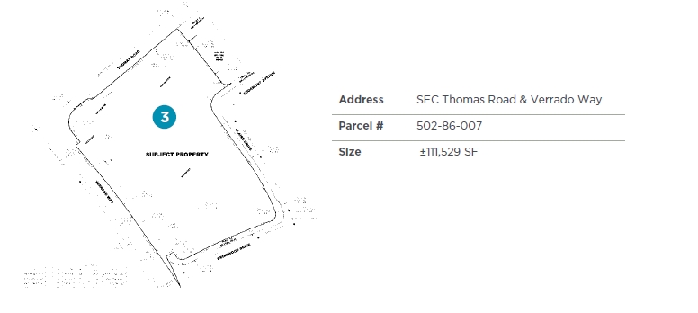 SE Thomas Rd & Verrado Way, Buckeye, AZ for sale - Plat Map - Image 1 of 1