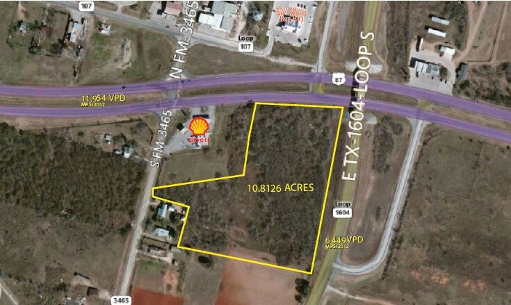 12198 US Highway 87 East At Loop 1604, Adkins, TX à louer - Photo du bâtiment - Image 2 de 4