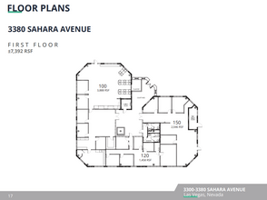 3320 W Sahara Ave, Las Vegas, NV à louer Plan d’étage- Image 1 de 1