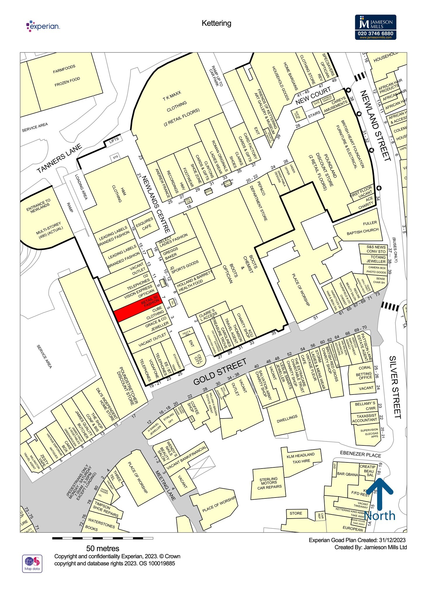 Gold St, Kettering for lease Site Plan- Image 1 of 2