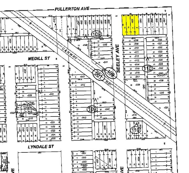 2023 W Fullerton Ave, Chicago, IL à vendre - Plan cadastral - Image 2 de 12