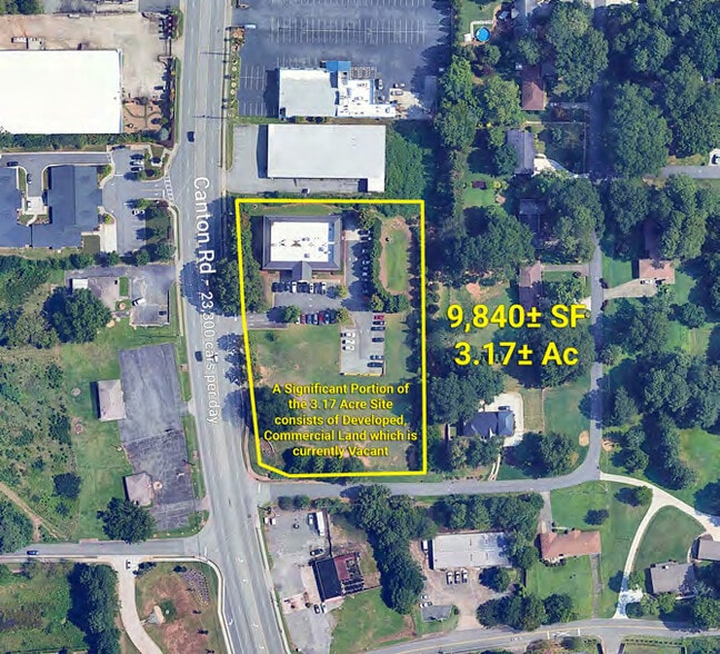 2390 Canton Rd, Marietta, GA for lease - Aerial - Image 3 of 3