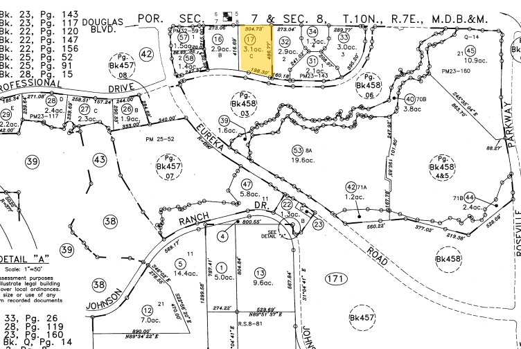 2240 Douglas Blvd, Roseville, CA for lease - Plat Map - Image 2 of 7