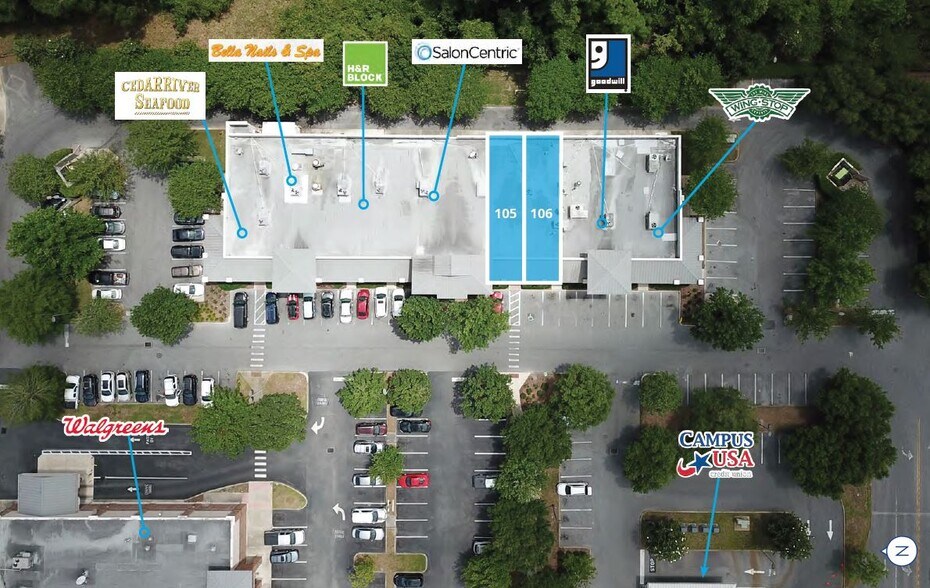 5115-5171 43rd St, Gainesville, FL for lease - Building Photo - Image 2 of 12