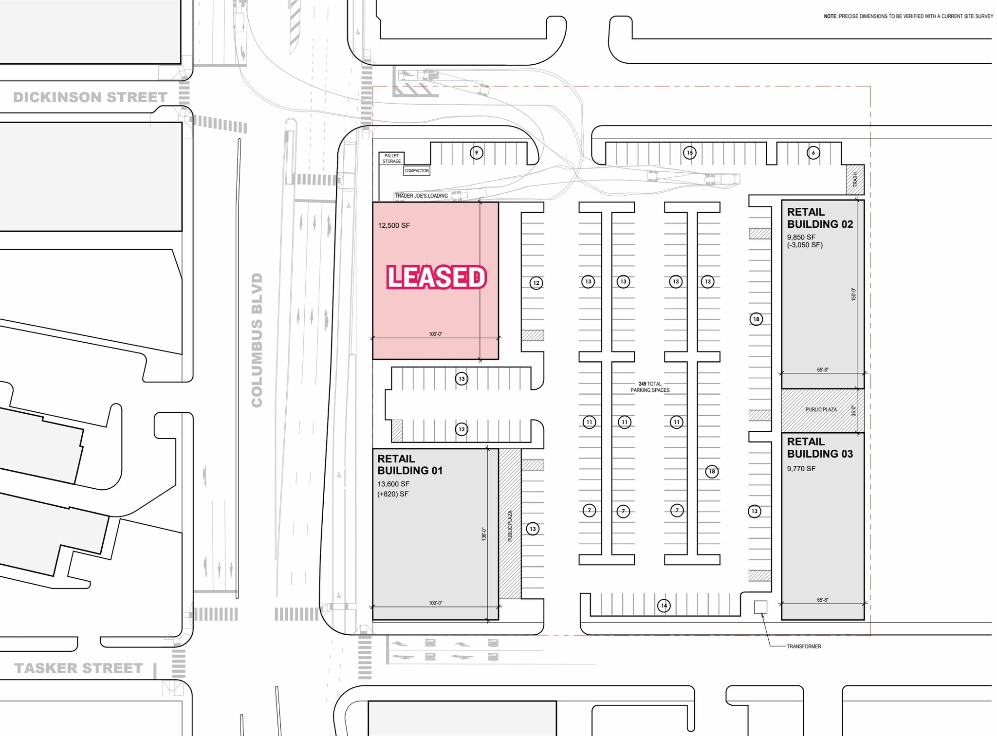 1501-1525 S Columbus Blvd, Philadelphia, PA à louer Plan de site- Image 1 de 1