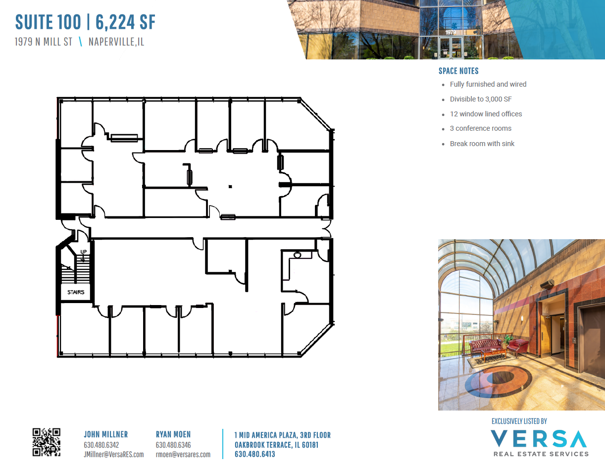 1979 N Mill St, Naperville, IL for lease Floor Plan- Image 1 of 1