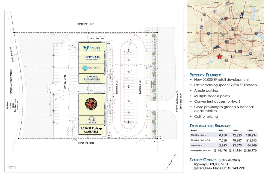 Highway 6 & Sienna Ranch Rd, Missouri City, TX for lease - Site Plan - Image 3 of 3