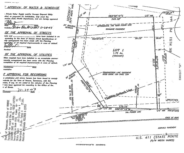 U.S. Hwy 411 & Hwy 72, Vonore, TN à vendre - Plan cadastral - Image 2 de 12