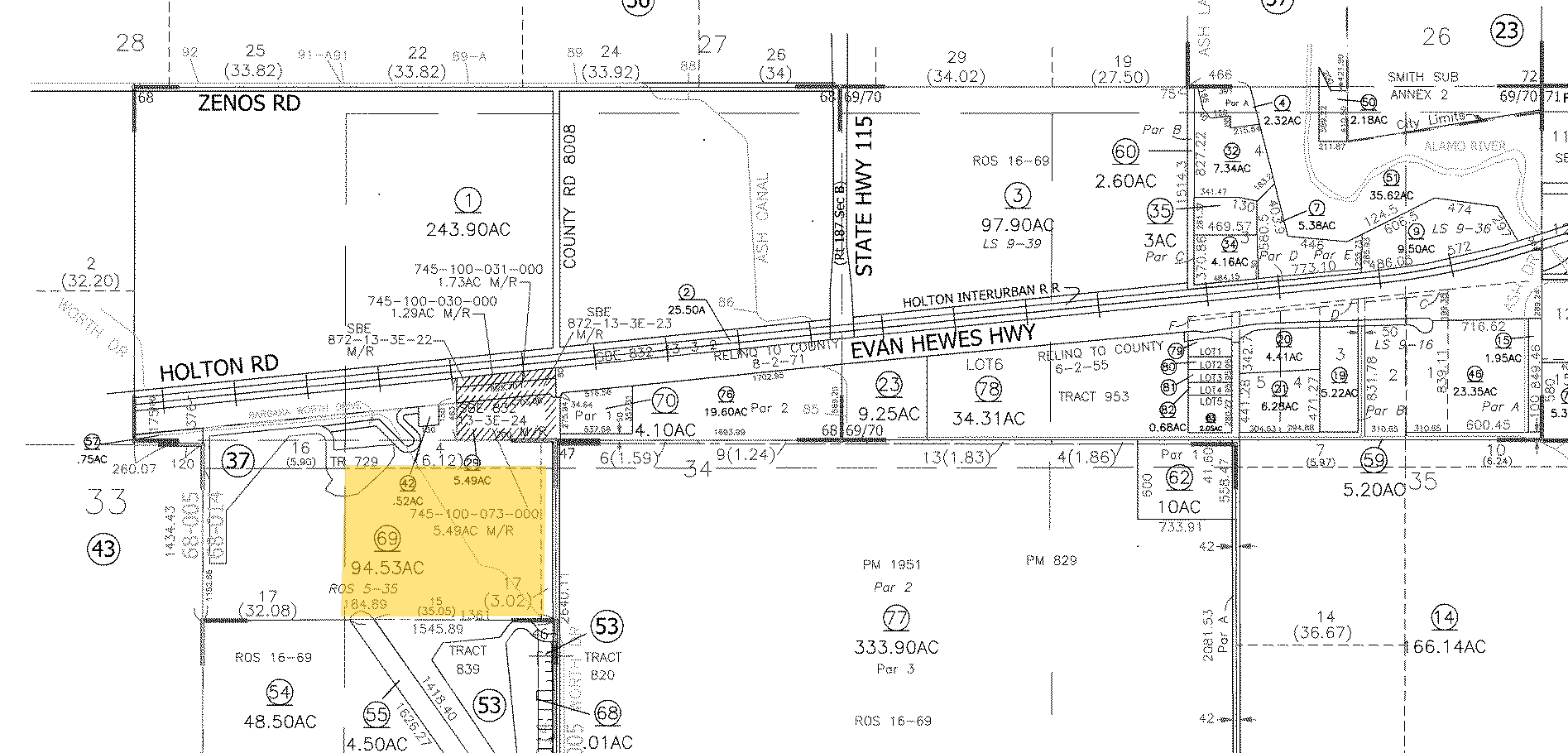 2050 Country Club Dr, Holtville, CA à vendre Plan cadastral- Image 1 de 1