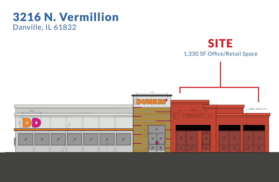 3216 N Vermilion St, Danville, IL for lease - Building Photo - Image 1 of 2