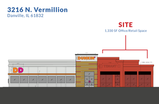 Plus de détails pour 3216 N Vermilion St, Danville, IL - Local commercial à louer