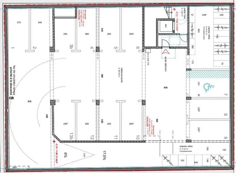 Retail in Oullins for lease - Floor Plan - Image 1 of 4