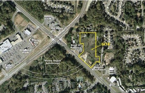 4585 S Cobb Dr, Smyrna, GA for lease - Aerial - Image 2 of 6