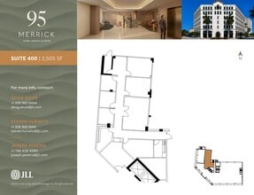 95 Merrick Way, Coral Gables, FL for lease Floor Plan- Image 1 of 1