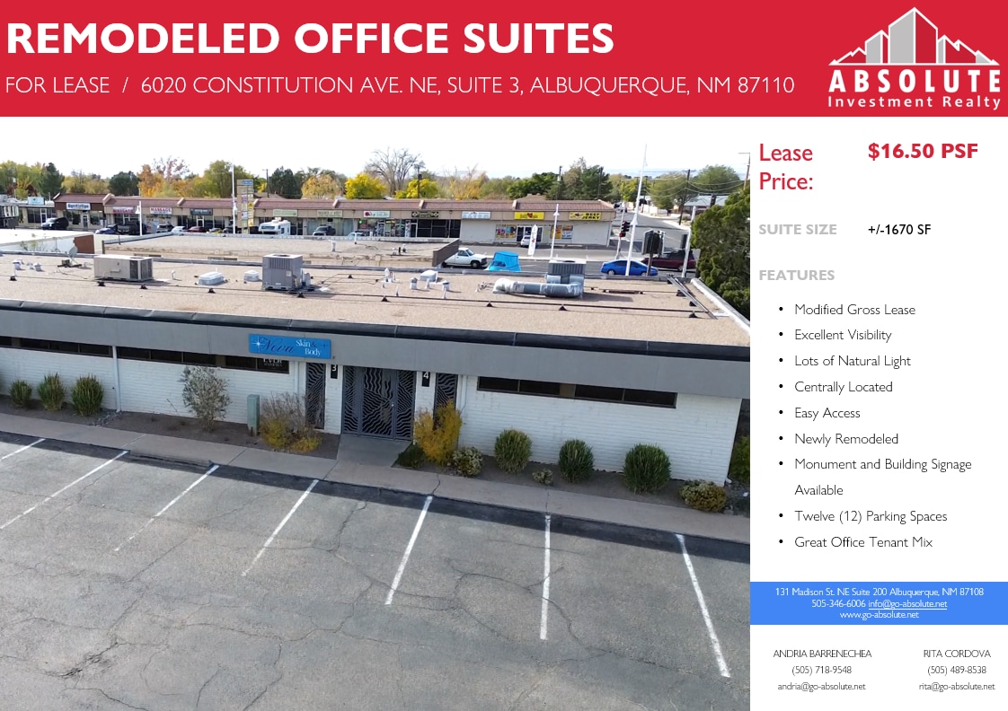 6020 Constitution Ave NE, Albuquerque, NM for lease Primary Photo- Image 1 of 9