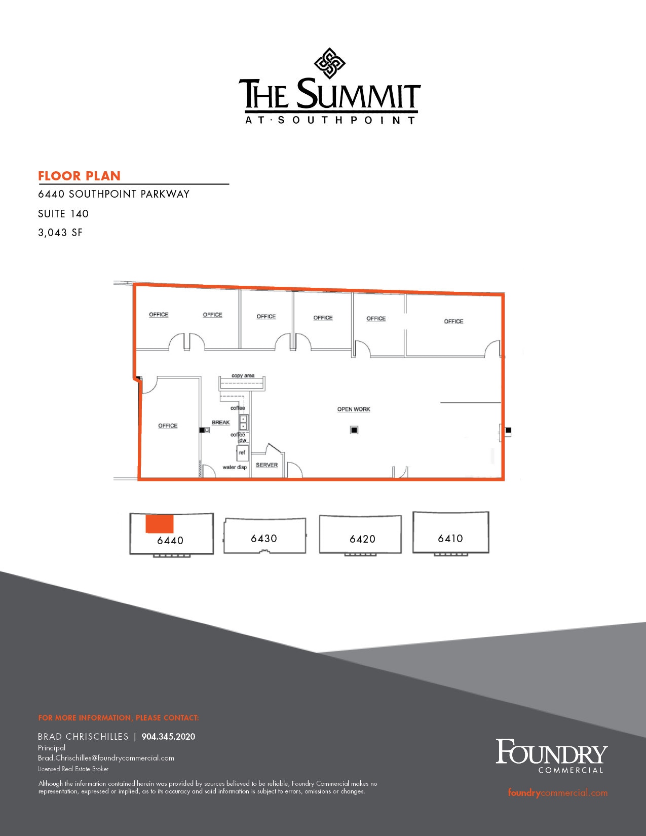 6420 Southpoint Pky, Jacksonville, FL for lease Floor Plan- Image 1 of 1