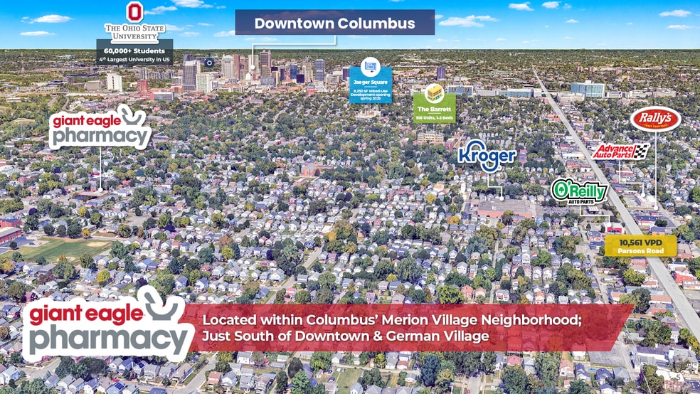 1380 S Fourth St, Columbus, OH à vendre - Photo du bâtiment - Image 2 de 4