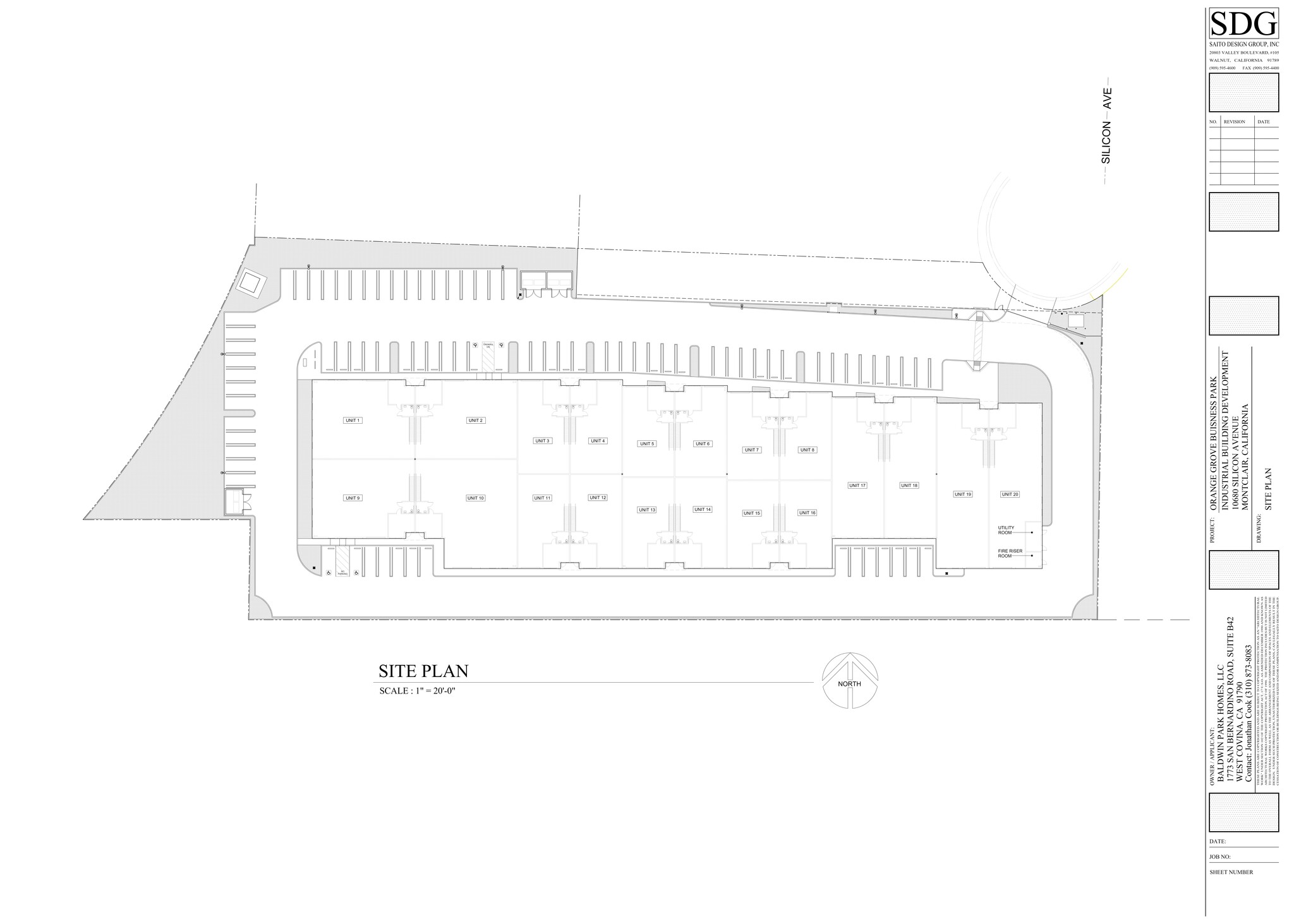 10680 Silicon Ave, Montclair, CA à louer Plan de site- Image 1 de 1