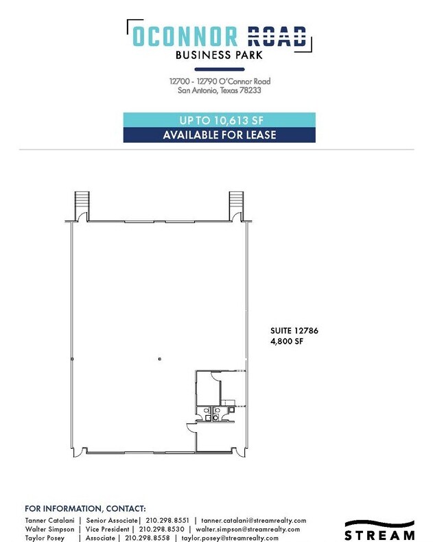 12700-12730 O'Connor Rd, San Antonio, TX for lease Floor Plan- Image 1 of 1