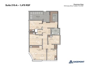 100 Covey Dr, Franklin, TN à louer Plan de site- Image 1 de 1