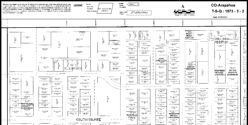 9150 E Colfax Ave, Aurora, CO à vendre - Plan cadastral - Image 2 de 7