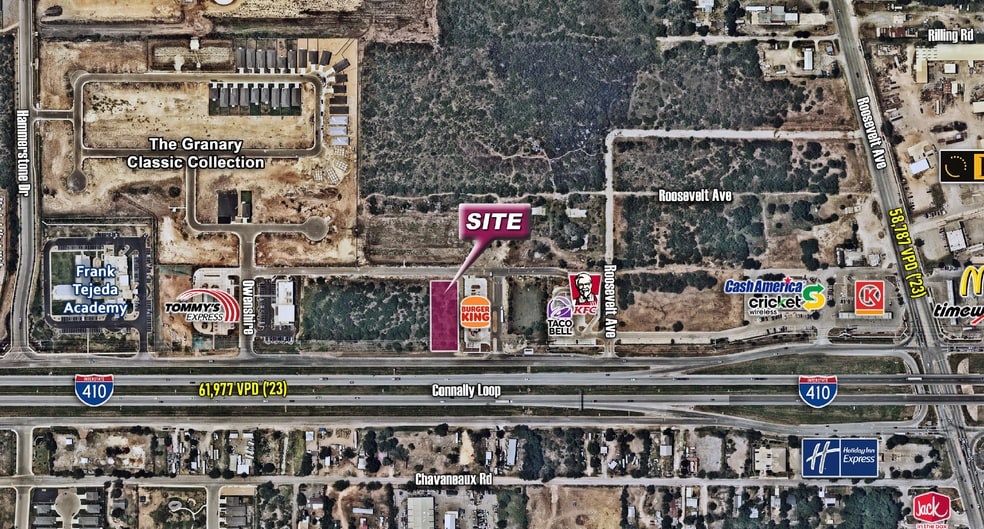 NWQ Loop 410 & Roosevelt Ave, San Antonio, TX à vendre - Photo du bâtiment - Image 2 de 5