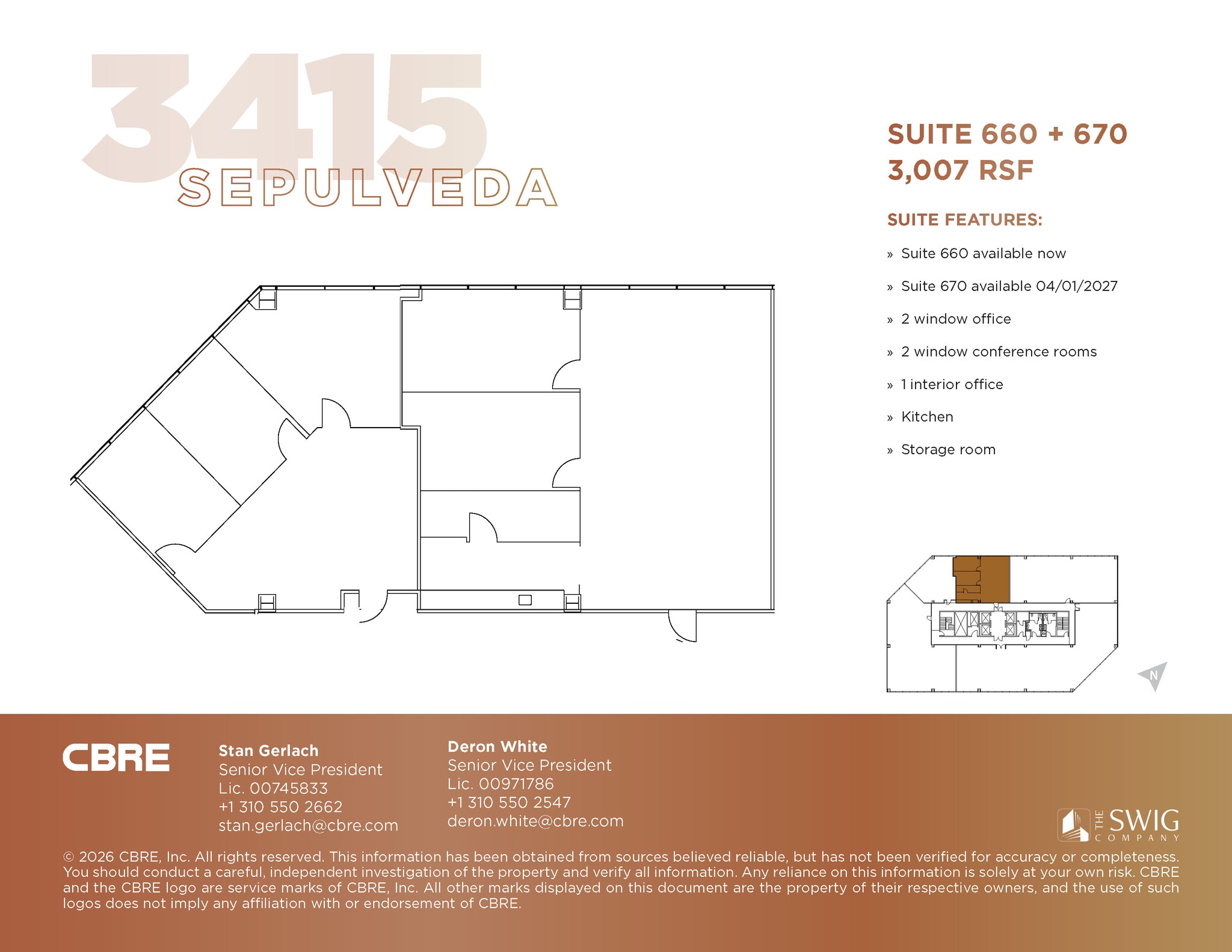 3415 S sepulveda Blvd, Los Angeles, CA à louer Plan d’étage- Image 1 de 2