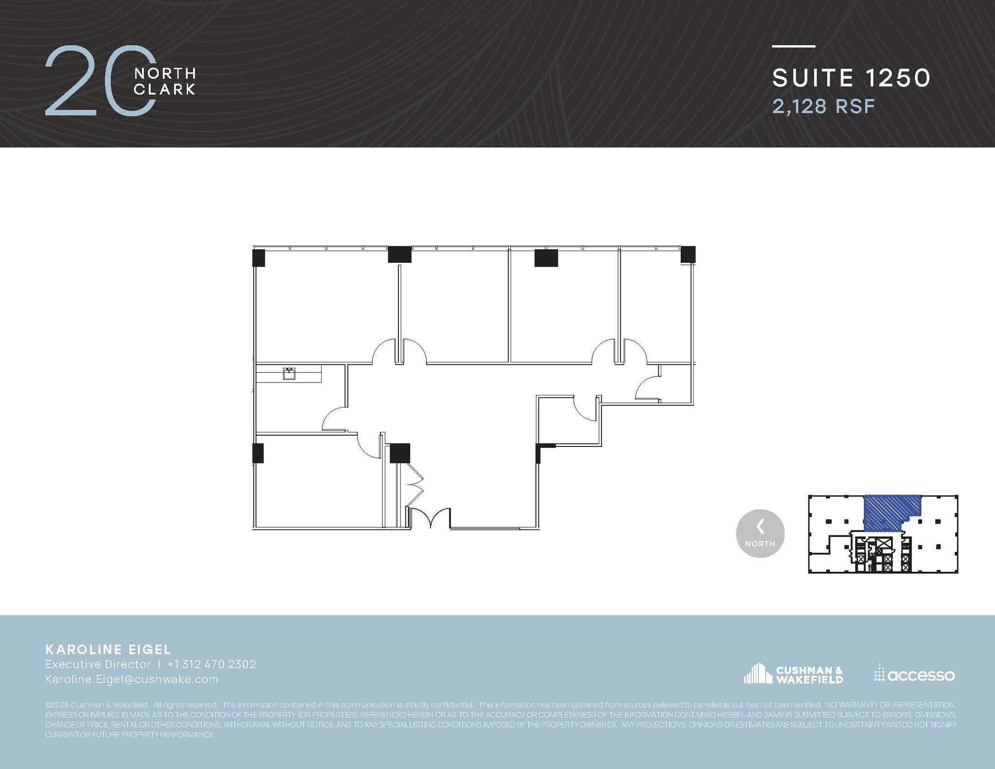 20 N Clark St, Chicago, IL for lease Floor Plan- Image 1 of 1