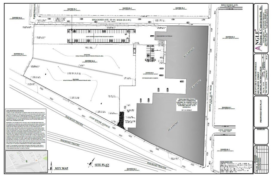 3401 Martin Rd, Detroit, MI for lease - Site Plan - Image 3 of 3