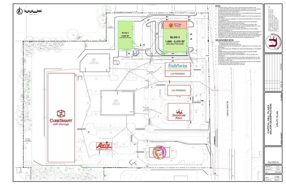 2320 NE Capital Cir, Tallahassee, FL for sale - Site Plan - Image 3 of 3