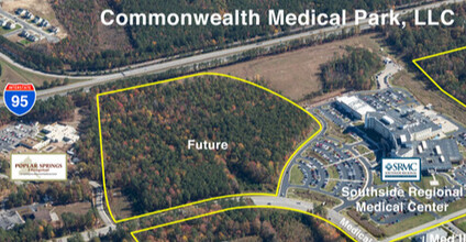 230 Medical Park Boulevard Blvd, Petersburg, VA - aerial  map view