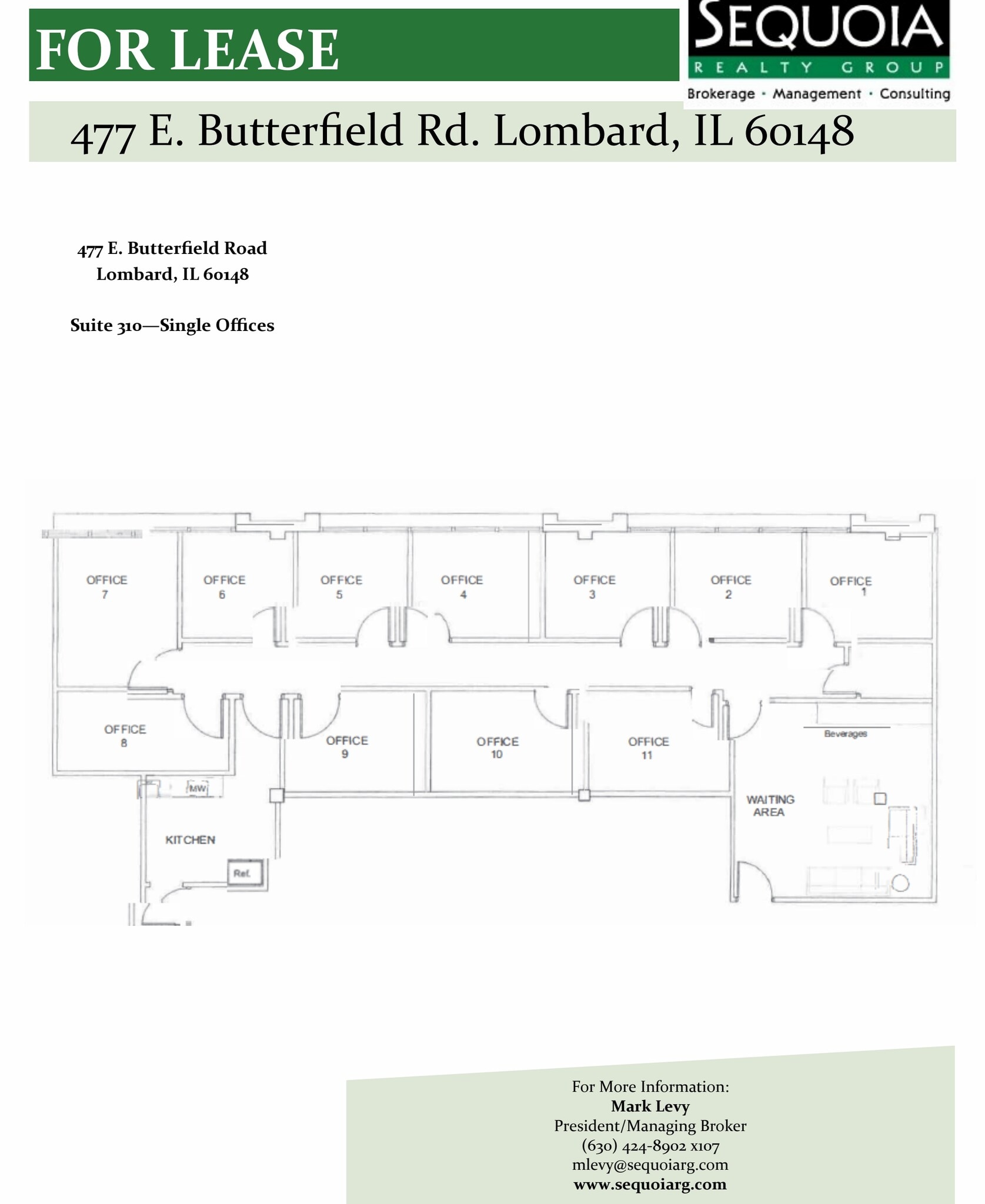 477 E Butterfield Rd, Lombard, IL for lease Floor Plan- Image 1 of 1