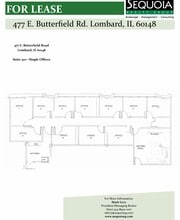 477 E Butterfield Rd, Lombard, IL for lease Floor Plan- Image 1 of 1