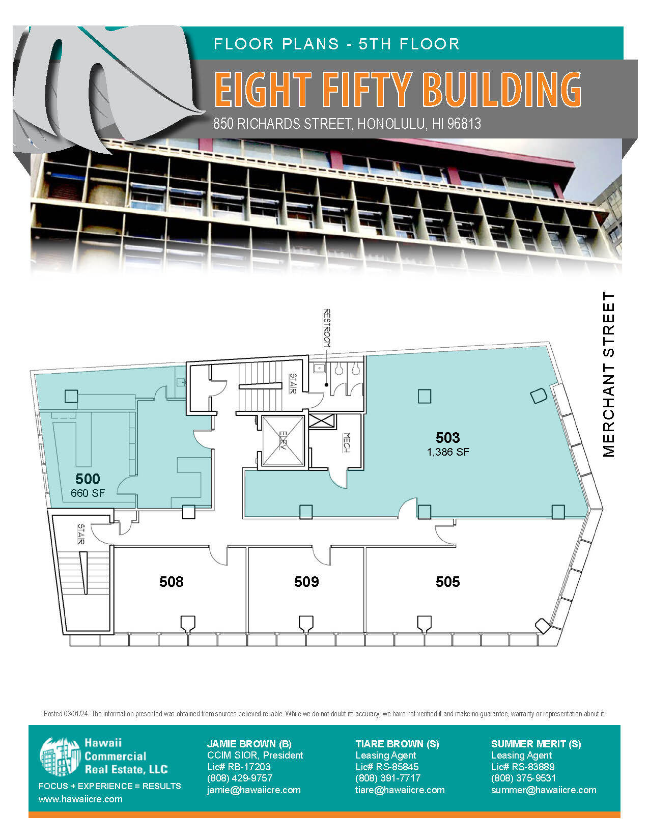 249 Merchant St, Honolulu, HI for lease Floor Plan- Image 1 of 1