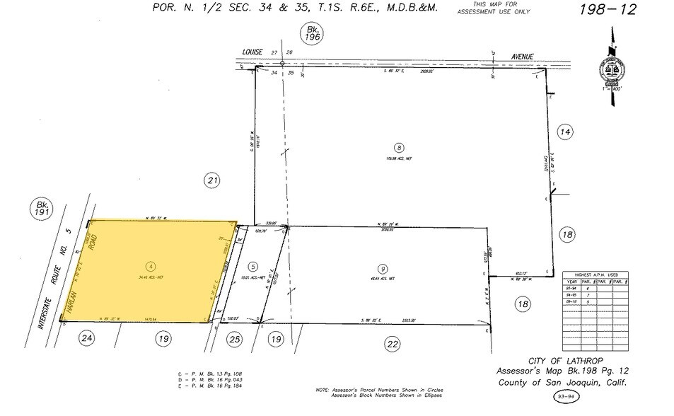 17100 S Harlan Rd, Lathrop, CA à louer - Plan cadastral - Image 3 de 11