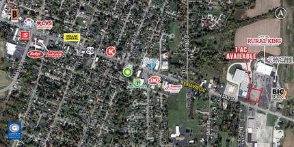 1800 E State St, Fremont, OH - AERIAL  map view