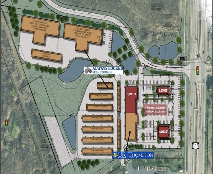 6061 Carmens Way, Farmington, NY for lease - Site Plan - Image 3 of 5