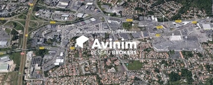 Mérignac, GIR - Aerial map view