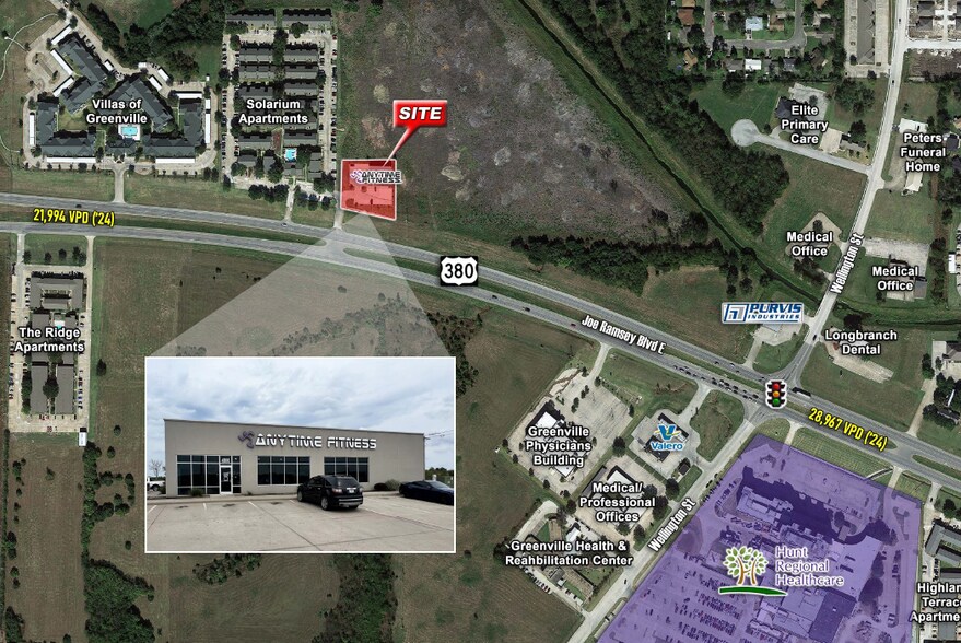4800 Joe Ramsey Blvd, Greenville, TX à vendre - Aérien - Image 2 de 4