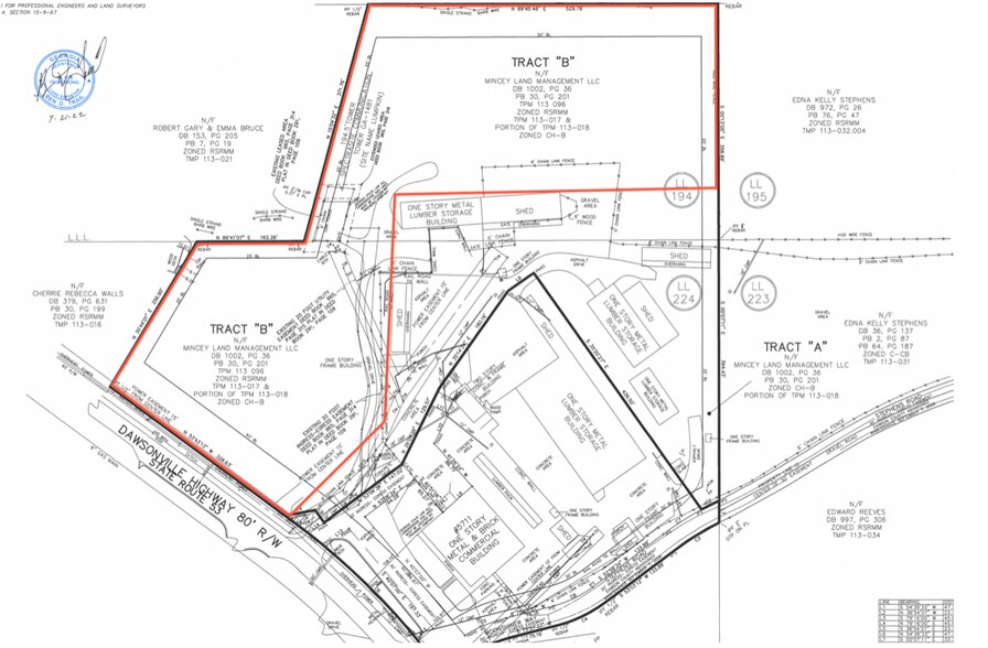 5709 Hwy-53, Dawsonville, GA à louer - Plan cadastral - Image 3 de 3