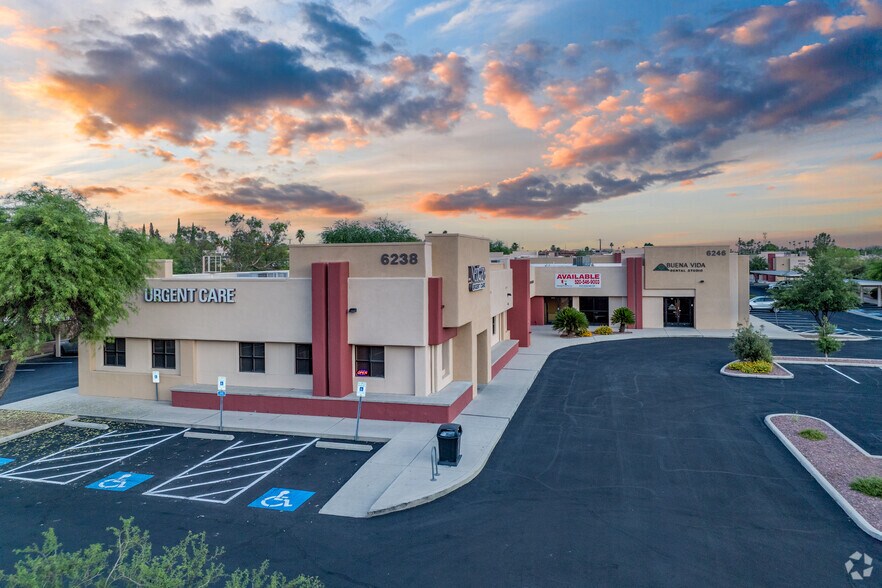 6206-6246 E Pima St, Tucson, AZ à vendre - Photo du bâtiment - Image 1 de 13