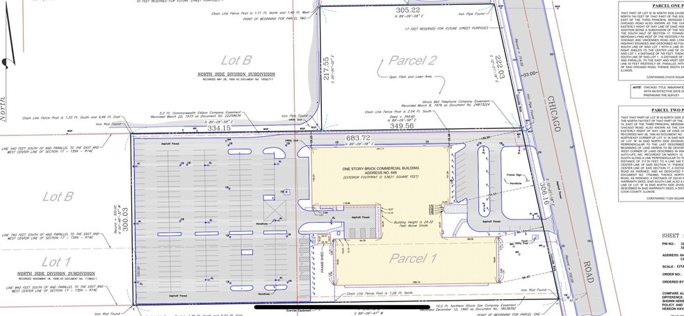 636 Chicago Rd, Chicago Heights, IL for lease - Site Plan - Image 3 of 3