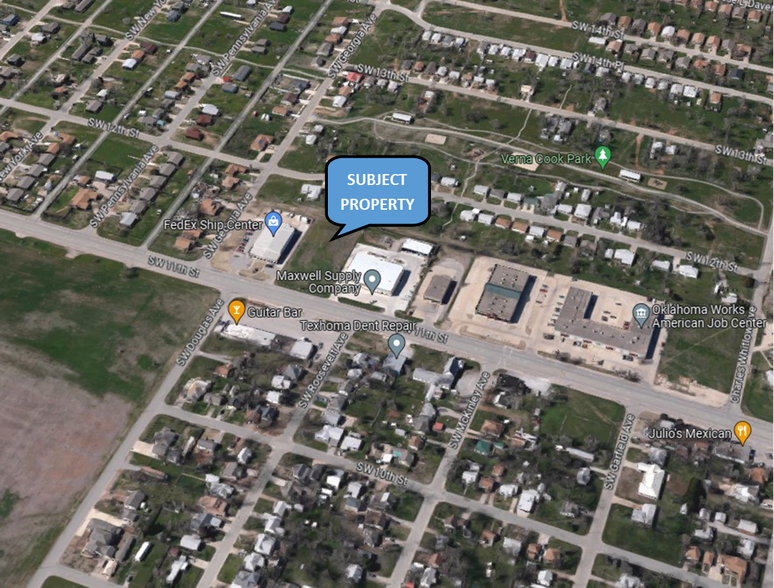 1813 SW 11th, Lawton, OK à vendre - Aérien - Image 2 de 2