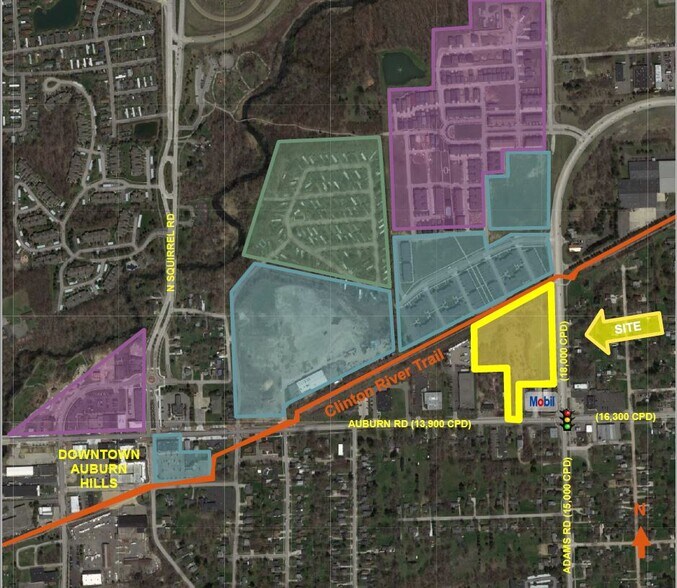 3010 S Adams Rd, Auburn Hills, MI à louer - Aérien - Image 2 de 6