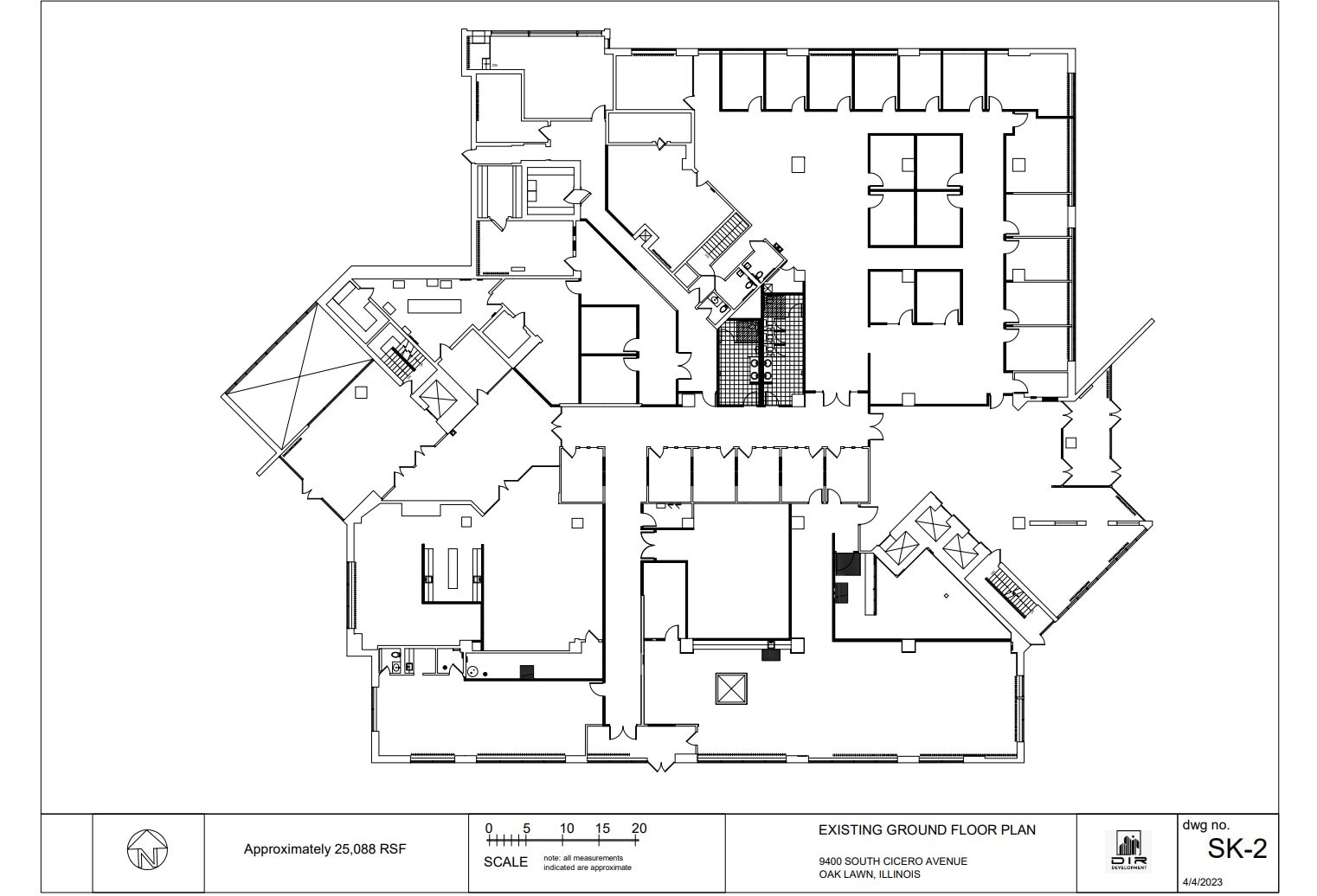 9400 S Cicero Ave, Oak Lawn, IL à louer Plan d’étage- Image 1 de 16