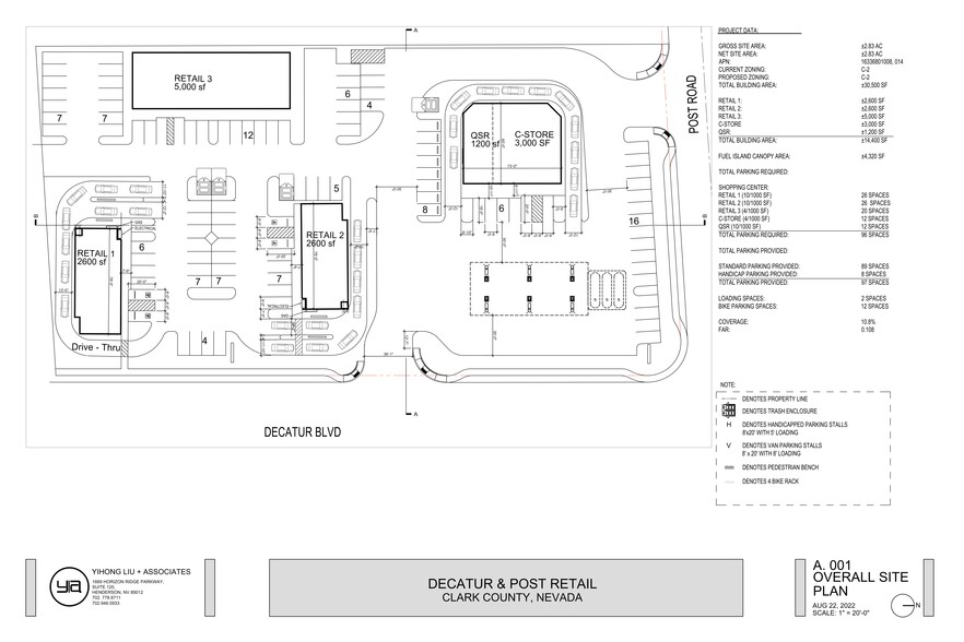 6435 S Decatur Blvd, Las Vegas, NV for lease - Site Plan - Image 2 of 2