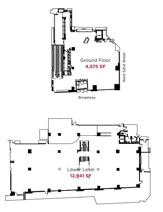 226 W 52nd St, New York, NY for lease Floor Plan- Image 1 of 1