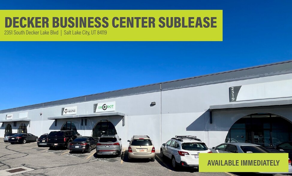 2319-2351 S Decker Lake Blvd, Salt Lake City, UT for lease - Building Photo - Image 1 of 17