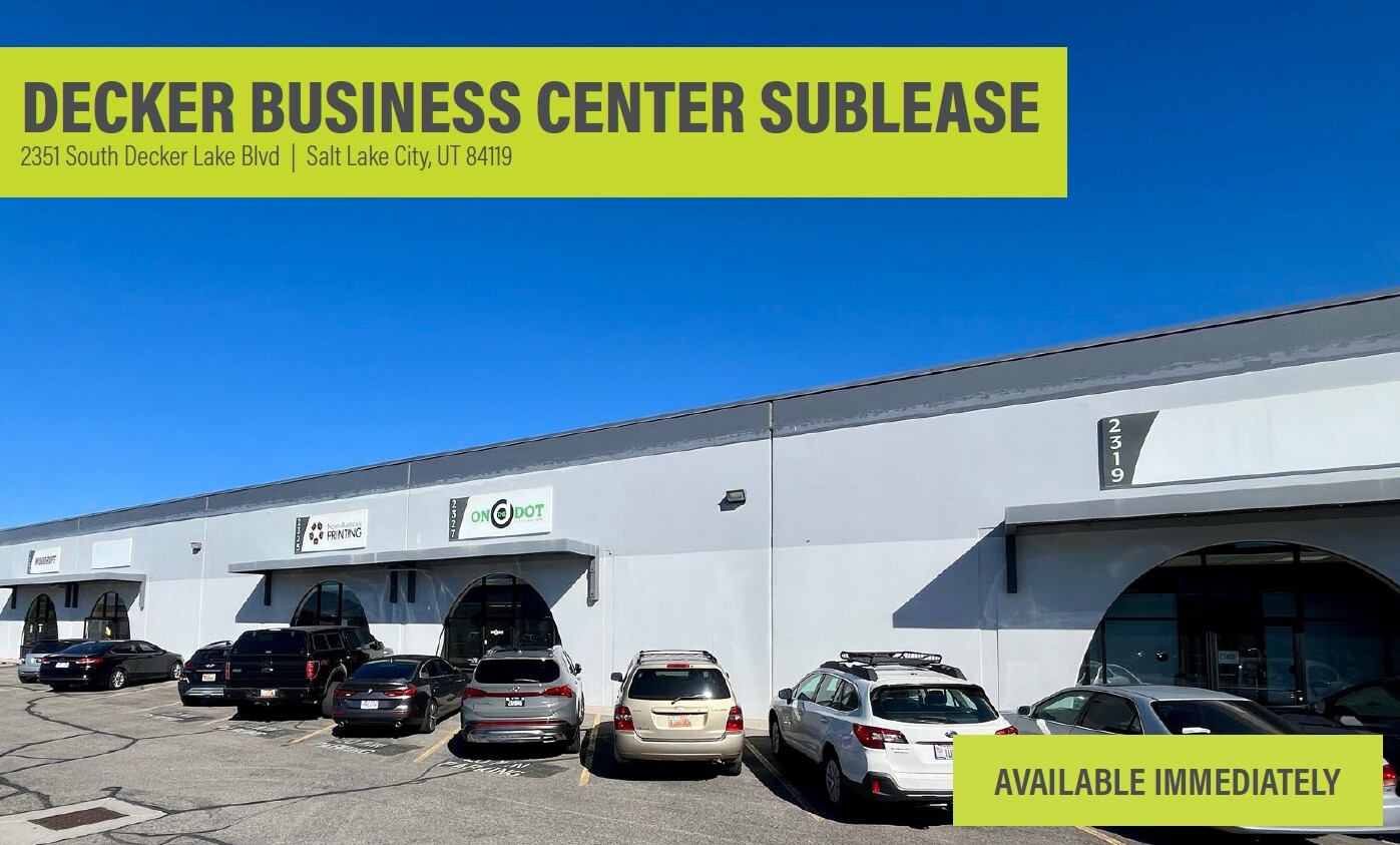 2319-2351 S Decker Lake Blvd, Salt Lake City, UT for lease Building Photo- Image 1 of 18