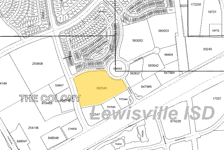 6601 Cascades Ct, The Colony, TX à louer - Plan cadastral - Image 2 de 8